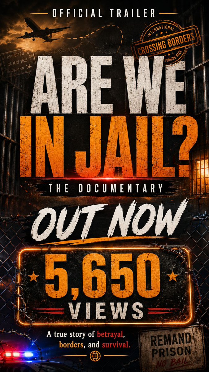 Standish913's tweet photo. 🧠 Imagine being legally #blind, #imprisoned abroad, and forced to depend on strangers just to understand what was happening. That was not a nightmare. That was my life.
Watch NOW:
https://t.co/BZsSFTlGk6
#TrueCrime #LockedUpAbroad https://t.co/j5eJOnCdK0