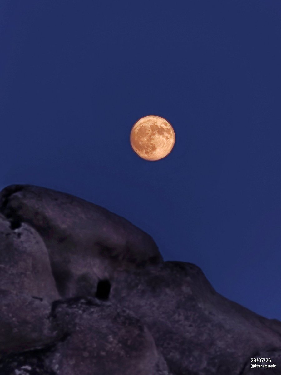 PlanetarioMad's tweet photo. La Luna 🌕, ayer 📅, saliendo entre los roquedos de la Pedriza 🏔️, en Madrid 📌
Muchas gracias, Raquel, por compartirla con nosotros
@RaqelC 📱 https://t.co/0CyRA2CzAh