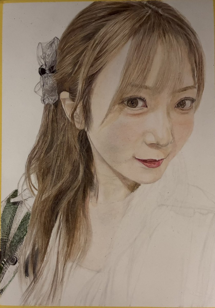 ugetsupyon's tweet photo. 【進捗】
ここ数日は髪の毛を描いたり洋服を描いたりしてます😅
 #色鉛筆画
 #遅筆同盟 https://t.co/mN2UAuR1OO