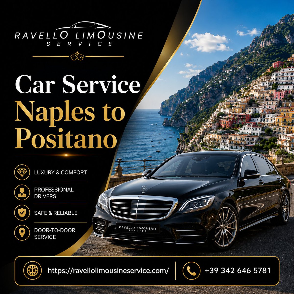 ravellolimo's tweet photo. Skip the crowds. Travel from Naples to Positano in luxury and comfort.

Book now: https://t.co/UvVYRII8SB

#Positano #AmalfiCoast #LuxuryTravel #PrivateTransfer #NaplesToPositano #ItalyTravel https://t.co/OBcoFC2nyU