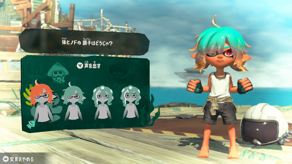 8iro's tweet photo. #スプラトゥーンレイダース
手を出してしまった🐙
おっ...目カクレいいやん...！と思ったら前髪チョッキンされてしまったぁん！ドウシテ...🥹
サモラン勢なので衣装はやはりコレ🐻 https://t.co/PX7hYaZ9Xf