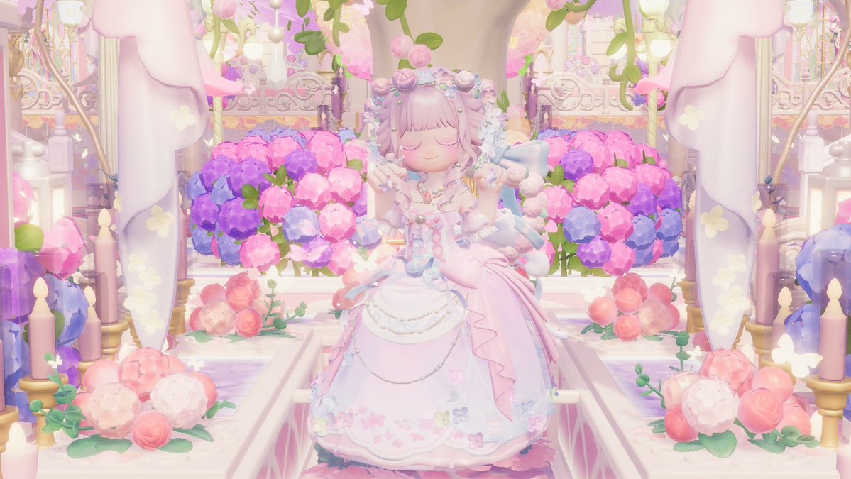 ppi0lx's tweet photo. 新ガチャピンクお城🩷𓈒𓏸

#ハートピア #heartopia #ハートピア建築部 https://t.co/pTd2DGOeJ9