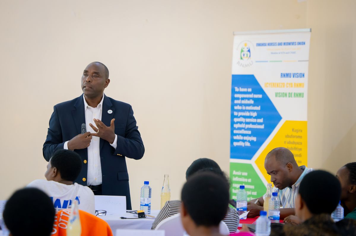 RNMU1's tweet photo. RNMU  conducted a capacity building training for workplace representatives(shop stewards) of Kirehe&amp;Ruhango districts to strengthen their leadership skills and enhance their ability to represent and support members (nurses and midwives) effectively.@gitembas2020 @norsksykepleier https://t.co/9C3B9Chhix