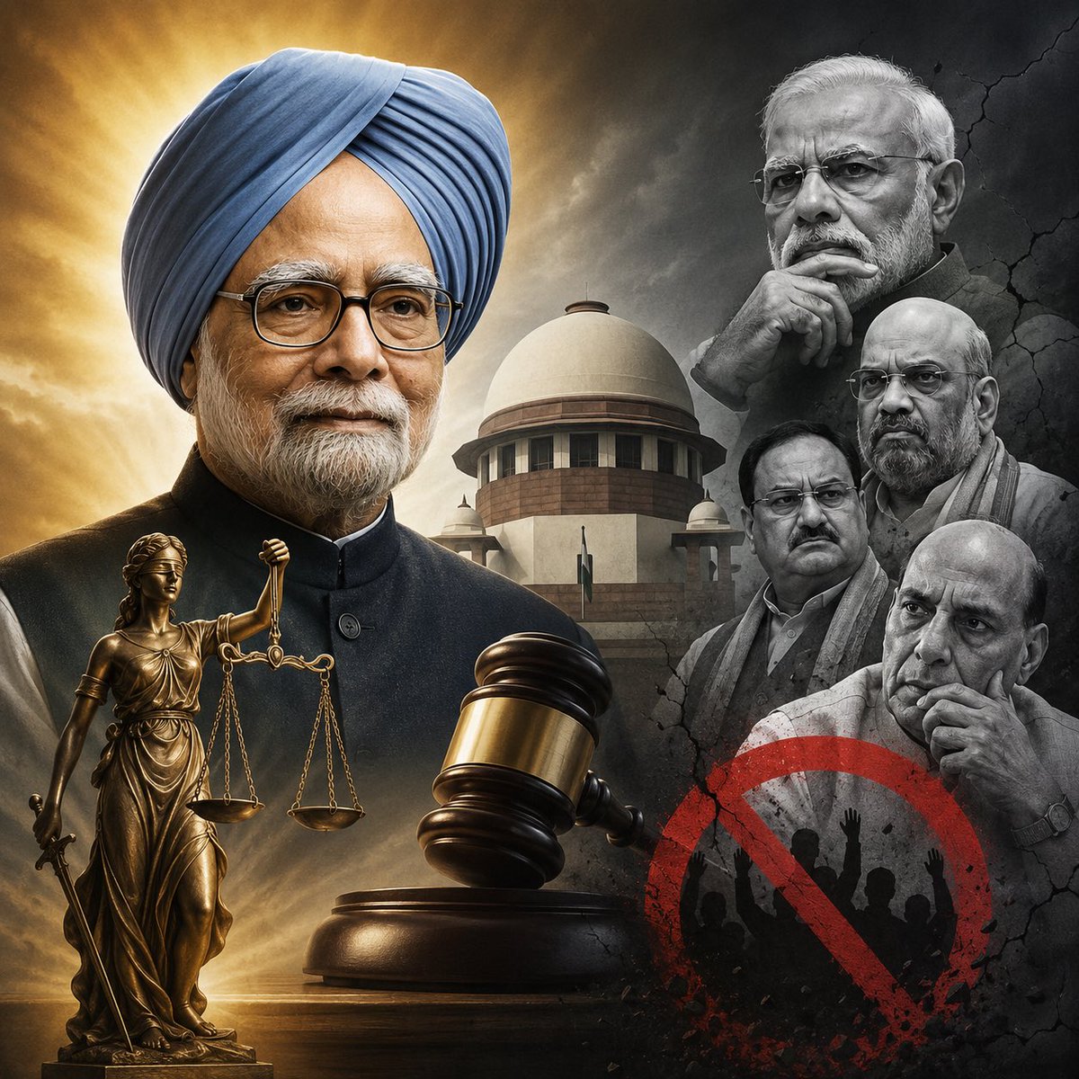 GurjeetAzad's tweet photo. Dr. Manmohan Singh has now received judicial relief in the coal allocation case. If criminal liability could not ultimately be established, should there also be accountability for years of political allegations and reputational damage?

#ManmohanSingh #CoalAllocationCase https://t.co/ZUS87a22Uq