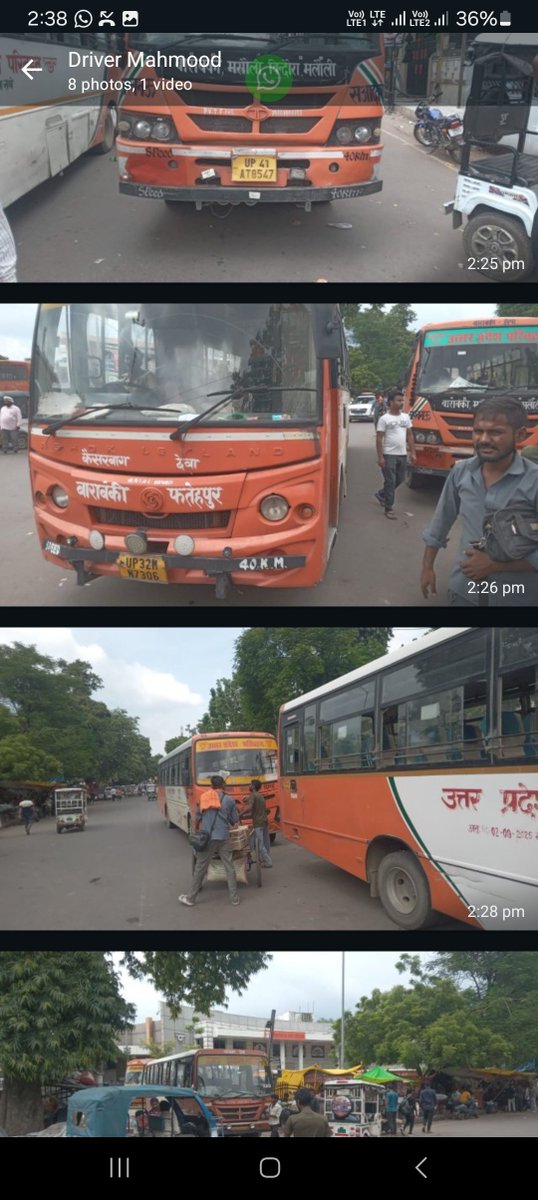 Nation_1stt's tweet photo. @UPSRTC_Ksb @upsrtc_lko @UPSRTCHQ 
4 गाड़ी अंदर लगी है बाराबंकी के लिए,बाकी बाहर लगा के थोड़ी थोड़ी सवारी लेकर जा रहे,नियम तो सभी के लिए एक होने चाहिए,संज्ञान लेने का कष्ट करें, फंस वो 4 गाड़ियां गई जिन्होंने नियम का पालन किया,वो कह रहे जब तक सवारी नहीं हो जाएंगी नहीं जाएंगे नही https://t.co/ElKIxIClaT
