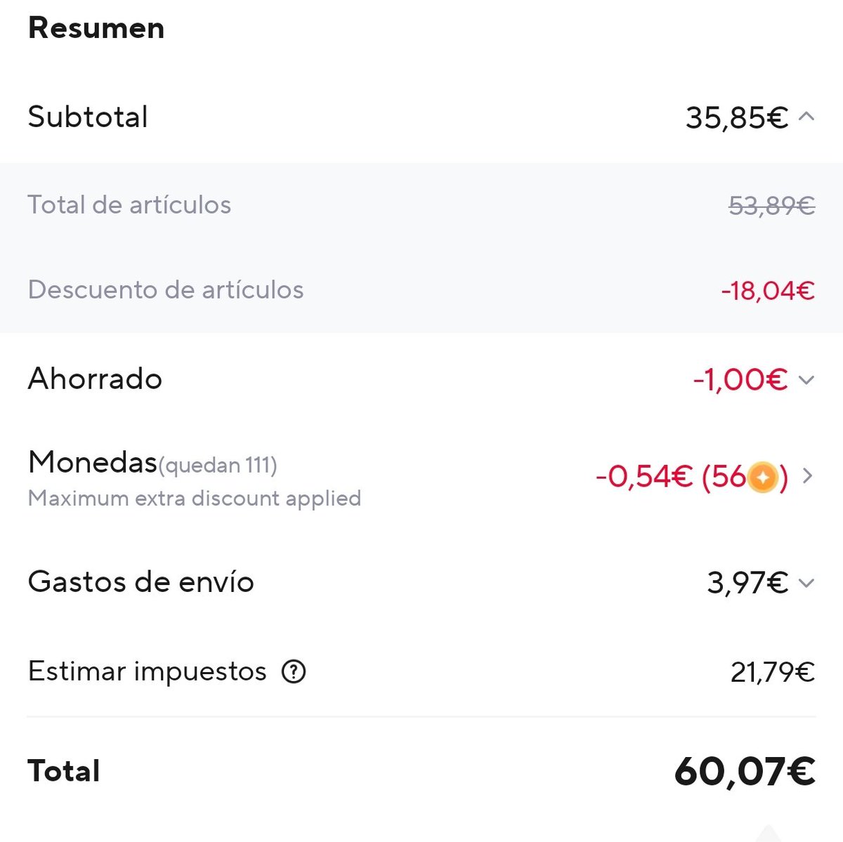 miuchi_pyon's tweet photo. Como que se me han quitado las ganas de hacer la compra que iba a hacer :)

Lo de los impuestos de AliExpress es un poco ida de olla... https://t.co/2sLMEXWuPl