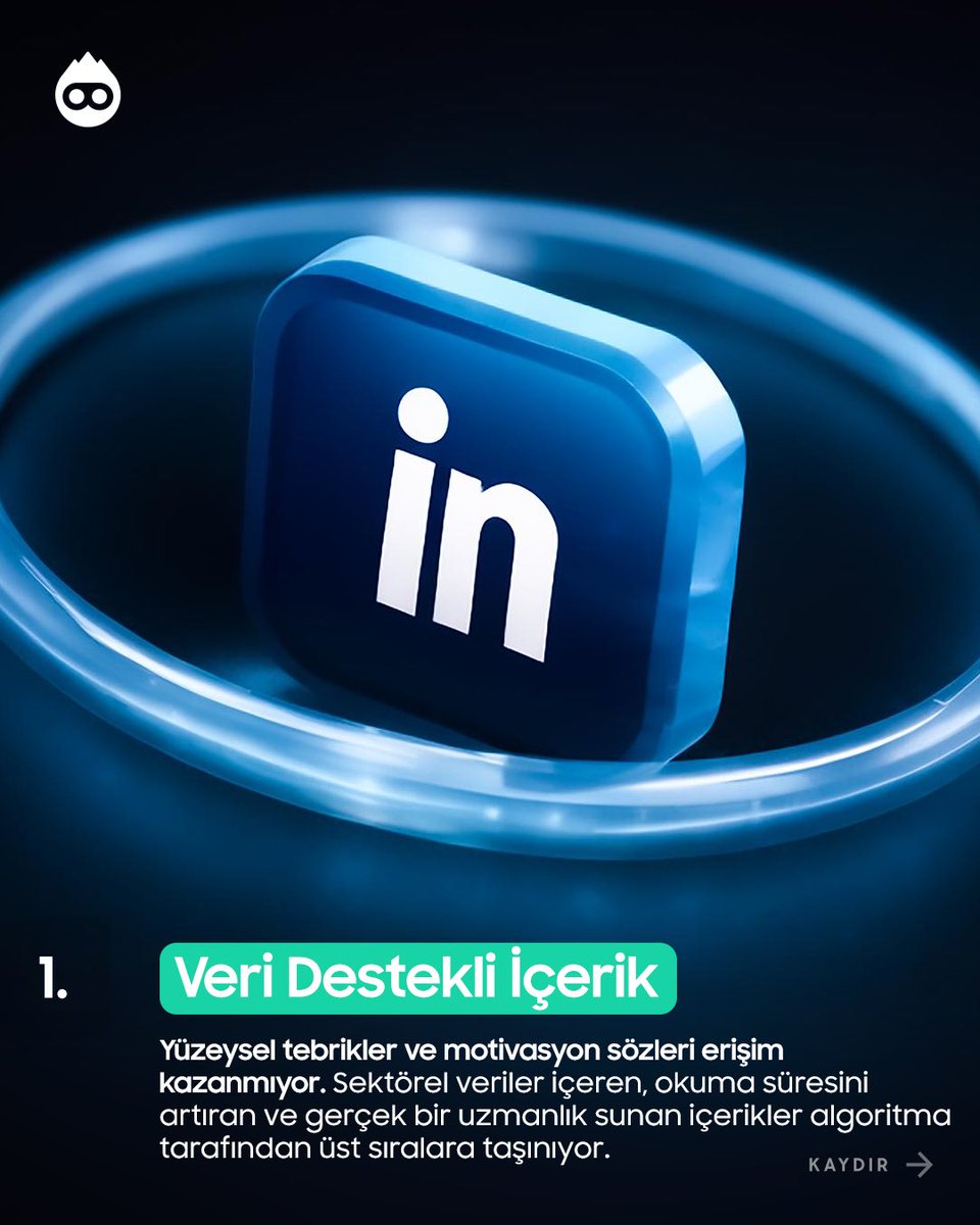 bayigramcom's tweet photo. LinkedIn’de görünürlük kuralı değişti: "Network" değil, "DM Share" ve uzmanlık kazandırıyor. 

Beğeni sayılarına odaklanmayı bırakın; içeriğinizi DM kutularında konuşturan ve Social SEO ile arama sonuçlarına sokan hesaplar öne geçiyor.

#Bayigram #BayigramTips #LinkedIn #GrowthHacking #DijitalPazarlama #Algoritma #SosyalMedya