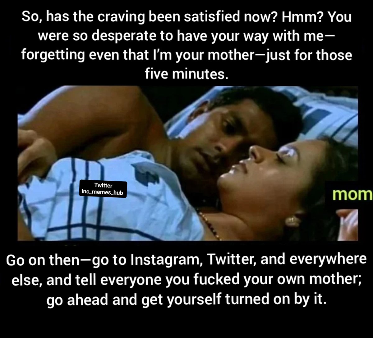 Inc_memes_hub's tweet photo. Repost and follow
#momson #brosis #family #incson #incestmom #incestson #cuckson #incmom #incmemes #momsonmemes #familymemes #incestmemes #MomSonSex #TabooMom #momsex #SonLovesMom #FamilyFuck #MomSonLove #IncestHumor #SonFucksMom #TabooFamily #MomSonNSFW #IncestMemes18 #nsfw https://t.co/oXFknCJmQO