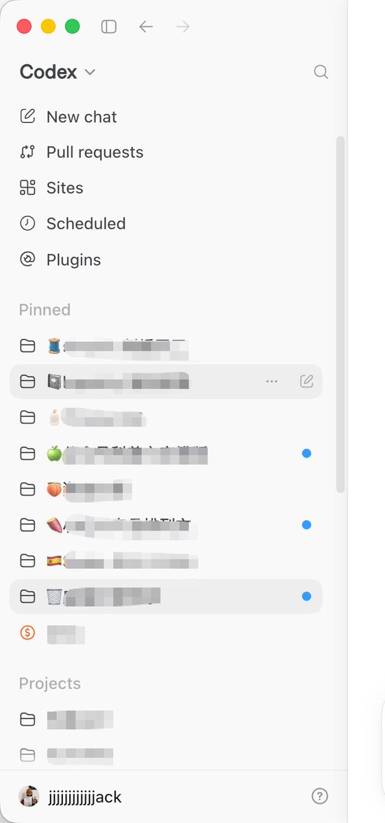 _jack_zone_'s tweet photo. I’ve found that adding an emoji prefix to pinned projects makes them much easier to remember.
😂 https://t.co/tAg2EkU2Sm