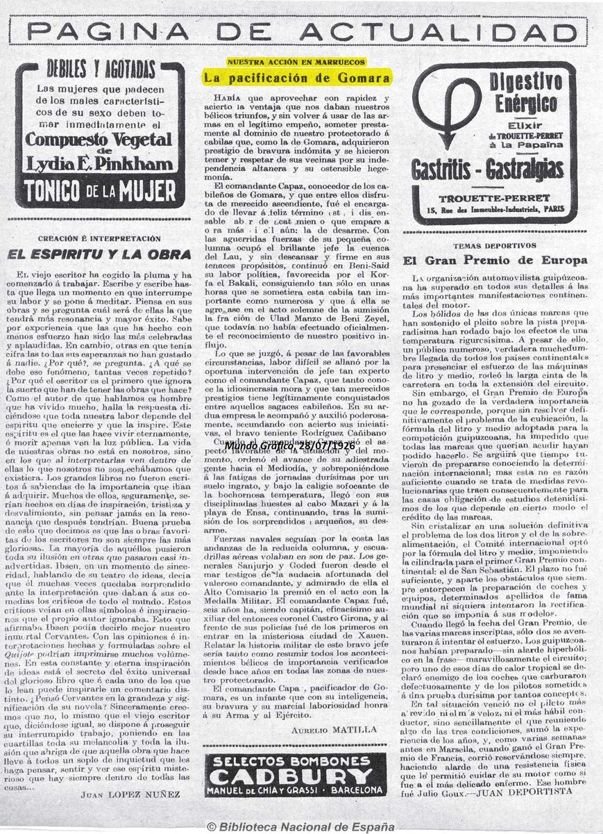 FrankEscri's tweet photo. Hace 100 años se vivían horas decisivas en Gomara.
El comandante Capaz informaba de lo precario de su situación, por lo que pedía refuerzos e instrucciones para siguientes pasos, planteando opciones.
Empezaba a fraguarse el avance hacia Xauen.
📺https://t.co/OK9GEjhtOv
#RaidCapaz https://t.co/sIYrwLiEHC
