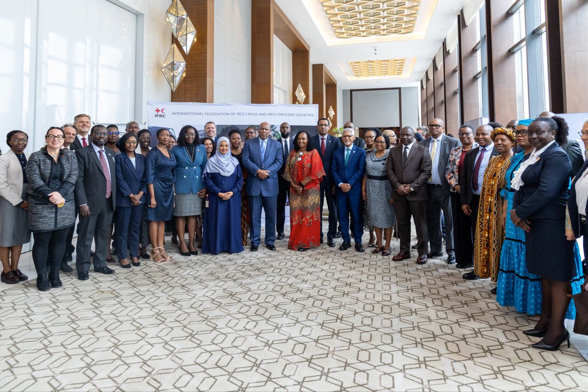KenyaRedCross's tweet photo. His Majesty King Letsie III of Lesotho today joined a high-level round table on Strategic Partnerships and Diplomatic Dialogue at the JW Marriott Hotel, Nairobi.

The round table, co-convened by the @IFRC, Kenya Red Cross and the British High Commission, brought together government, diplomatic and Red Cross Red Crescent Movement representatives to advance investment and partnerships for food and nutrition resilience across Africa.