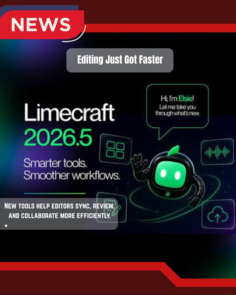 Force_Media_Std's tweet photo. Limecraft's latest update removes friction from post-production. With audio-based synchronization, a new Multicam Player, and real-time collaboration tools, editors can spend less time organizin and more time creating #PostProduction #editing https://t.co/STjUNXSIHB