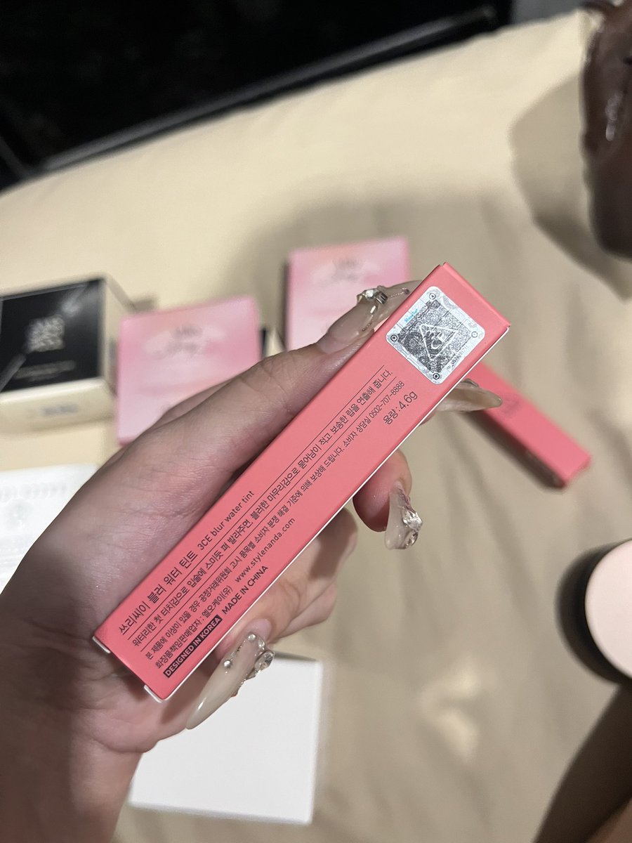 Ruczk_'s tweet photo. 3CE Blur Water Tint 4.6 g สี PINK GUAVA  💖300💖 https://t.co/URGMBUU6BW
