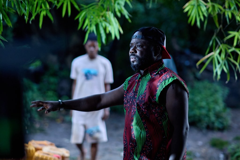 Bams_Jnr's tweet photo. Some BTS photos of ‘Black Market’ just dropped and bruhhhh, I can’t wait to see the trailer. I’m sat for this one 🍿

#WatchBlackMarket https://t.co/PIPqNRsFsC
