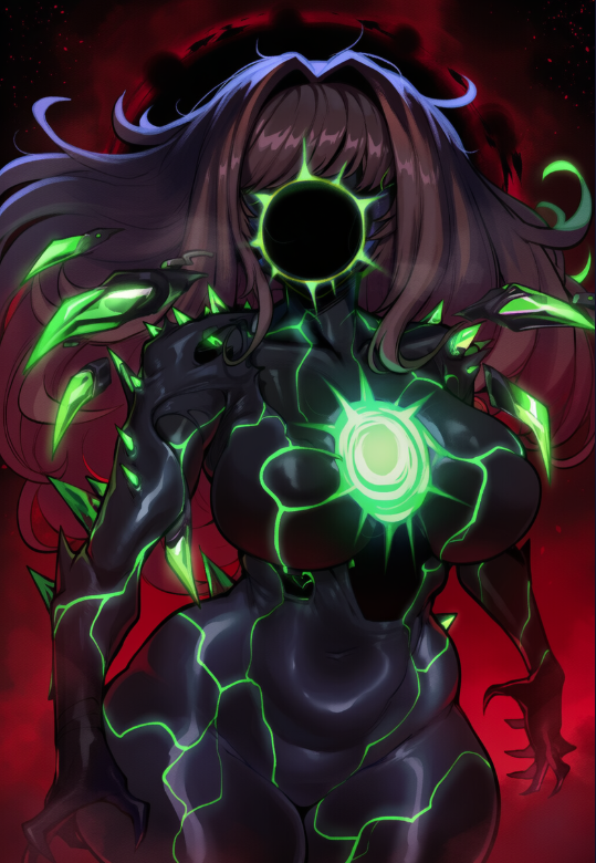 Queen_Discordia's tweet photo. [Random gen of the day]
(Testing Ethereal corruption with Rapi from Nikke) 

#OOC: Sometimes i wake up with these random ideas out of nowhere. I always liked ethereal corruption... Can you imagine and abyssal with ethereal corruption? 👀💜 https://t.co/SvndKSKsE4