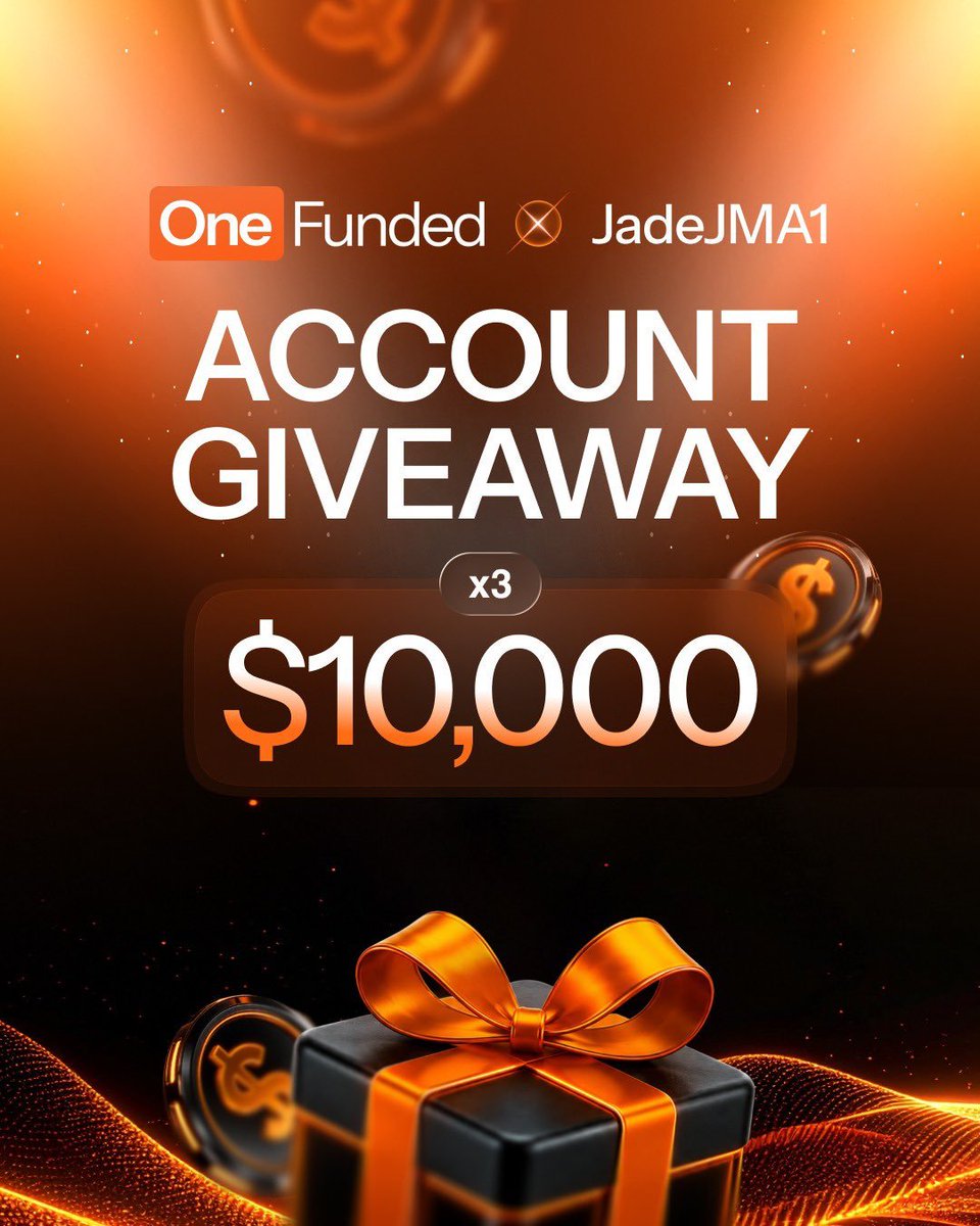 MusabTradar's tweet photo. 3 x $10k accounts giveaway with @One_Funded 🟠

To win :
1. Follow @One_Funded,  @_TradeRadar_ &amp; @MusabTradar @Sharktradess 

2. Subscribe to OneFunded YouTube channel https://t.co/Q36AKDd7v1

3. Like &amp; Repost the giveaway post.

4. Tag a friend in the comments.

Winners on 72 https://t.co/YTdrHL8C3W