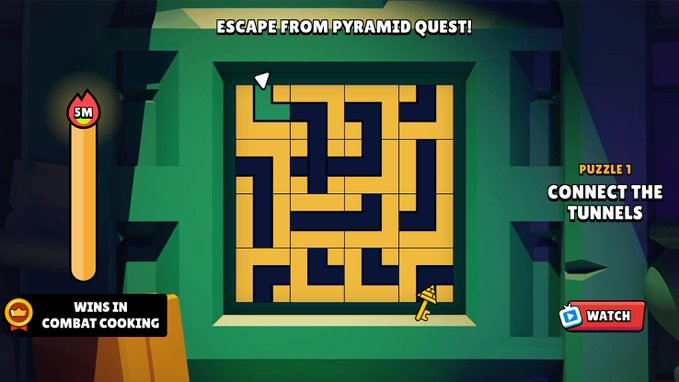 mikenba22's tweet photo. ❗️❗️❗️Breaking News!

The comunity have acheved the goal of 5 million wins in Cooking Combat🍜, so now the only thing to do left is solving the puzzle🧩 and claiming your reward!

The reward is the brawler Sprout🌱for free🎁, or 1000 coins 🪙 if you already have him!
#BrawlStars https://t.co/IDyyYJFFBc