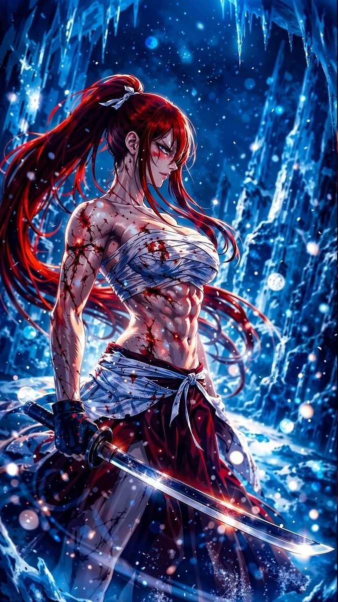 noobwallpaper's tweet photo. Erza Scarlet https://t.co/dc5bJNXiyU