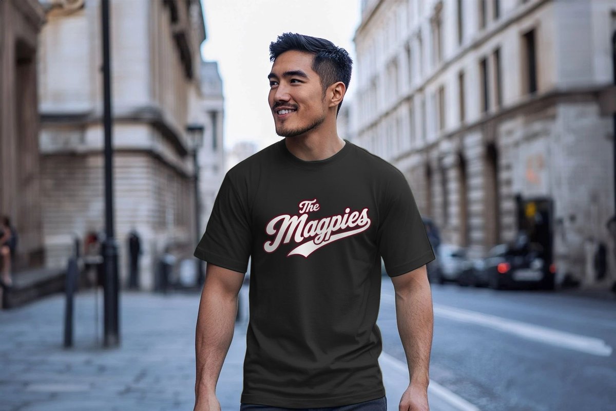 TerraceTurn's tweet photo. Always be seen representing your team with the baseball inspired Magpies Tee - one of the designs from our Newcastle range. 

No football shirts allowed? No problem. 

https://t.co/BHQ7cuS9ZB

#nufc #wedontdoquiet #toonarmy #newcastle https://t.co/gTAH0LP3Sy