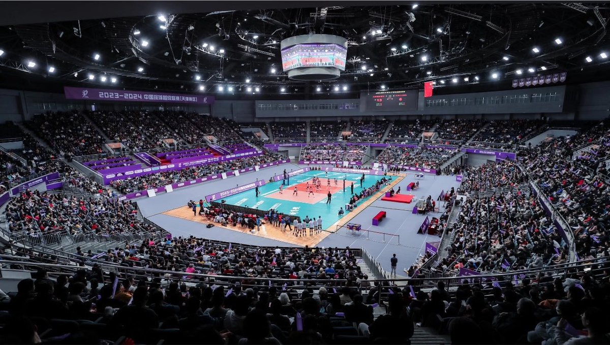 0219_lucky's tweet photo. สนามที่ใช้จัดการแข่งขันวอลเลย์บอลหญิงชิงแชมป์เอเชีย 2026 ที่เทียนจิน, ประเทศจีน 🇨🇳 คือสนาม Tianjin Olympic Center Gymnasium 

สนามแรร์เว่อร์ เปิดใช้ตอนยัยน้องอยู่ หลังจากยัยน้องเจ่บก็แทบจะไม่ได้กลับมาใช้สนามนี้เลย😆 https://t.co/FGS5z7ZUMp