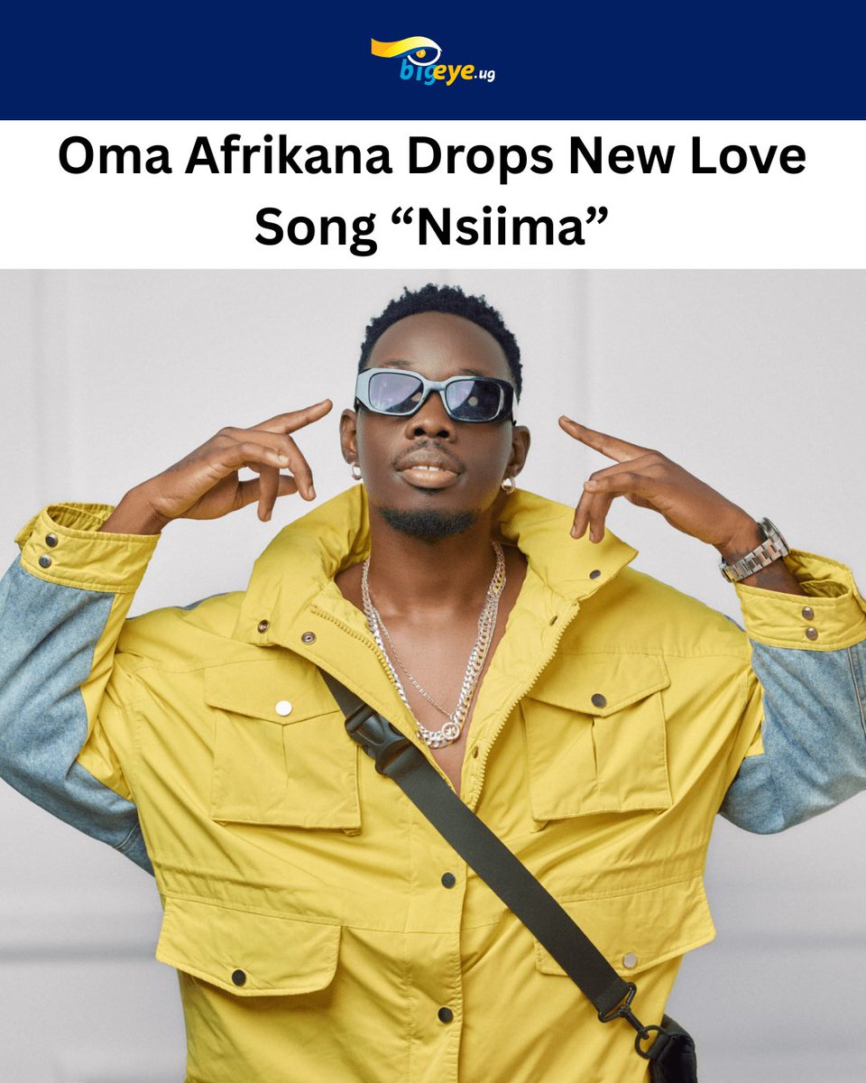 BigEyeUG's tweet photo. Singer and songwriter Oma Afrikana has released a new love song titled “Nsiima,” and fans are already calling it a must-listen. https://t.co/FoQiv74WGX