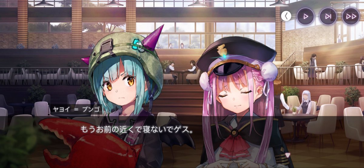 posake229's tweet photo. ヘブバンは山脇さまとぶんちゃんが王道に好きだけど、タマとぶんちゃんの絡みもまたかわいくて好き https://t.co/bWUrj3iOkz