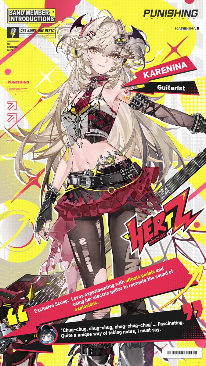 PGR_GLOBAL's tweet photo. ★One Heart, One Hertz | Featured Members (Part 1)★

Our charismatic lead vocalist masters multiple instruments? The three guitarists in this all-star band lineup all have their own quirky preferences?
Follow our lead and dive into the exclusive scoop on the musicians! (｡･∀･)ﾉﾞ

*Note: Content is for entertainment purposes only. Please refer to the actual concert performance for accurate information.