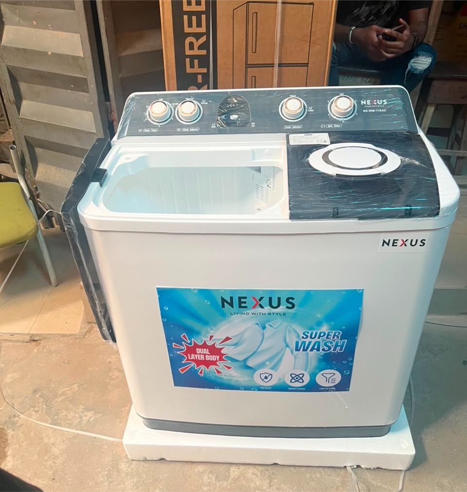 cavo_vin's tweet photo. NEXUS 11kg Twin Tub Washing Machine

🏷 280,000 https://t.co/bKrIsTOS1k
