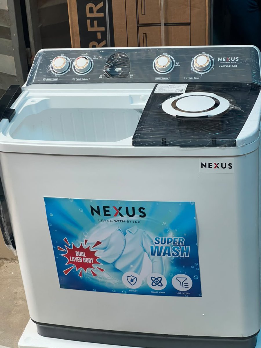 cavo_vin's tweet photo. NEXUS 11kg Twin Tub Washing Machine

🏷 280,000 https://t.co/bKrIsTOS1k