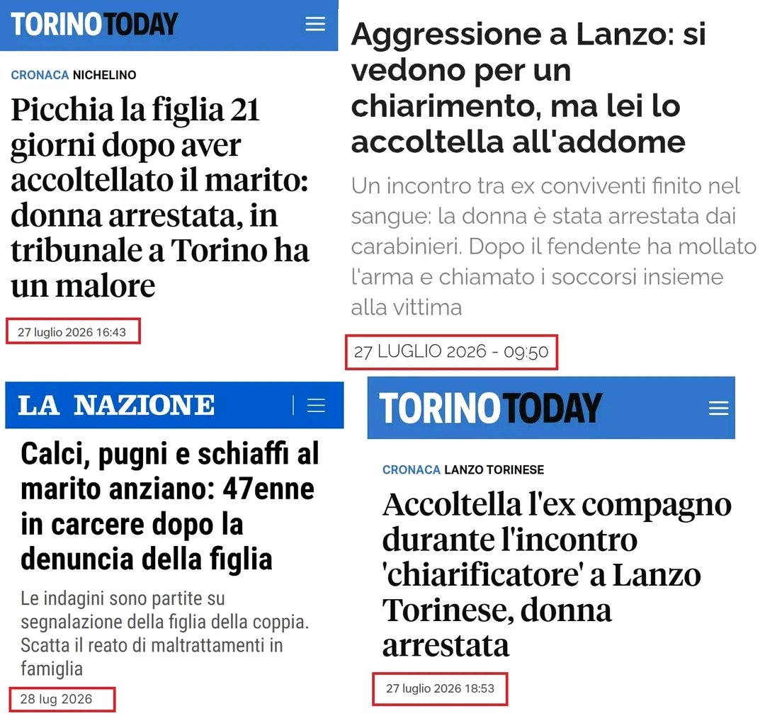 Eric57017912's tweet photo. STOP VIOLENZA FEMMINILE 
#NONUNADIMENO #UNANESSUNACENTOMILA #SEIONONVOGLIOTUNONPUOI #MASCHICIDIO #MATRIARCATO #PATRIARCATO https://t.co/npzXOeYqFU