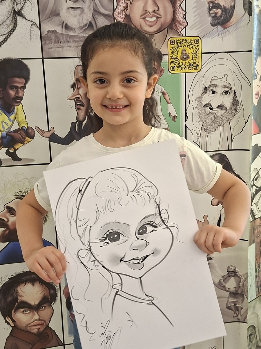 alhed_art's tweet photo. #رسم ضيوف حلوين ♥️😎 #كاريكاتير_لايف في #فعاليات #مهرجانات #ايفنت https://t.co/p86uYTK9v0