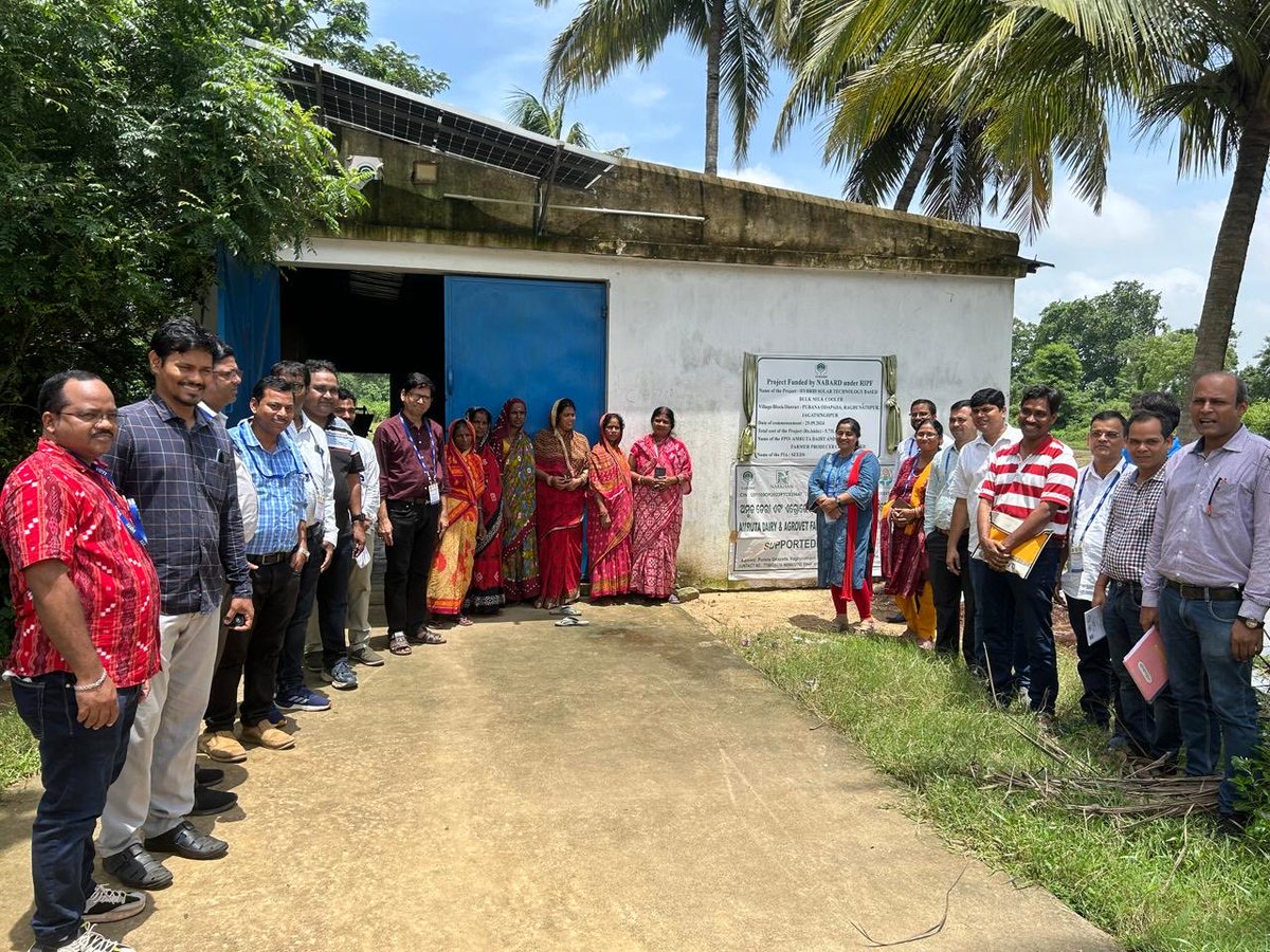 VOTIBBSR's tweet photo. An orchestrated field immersion of VOTI trainees at Amruta Dairy and Agrovet,Jagatsinghpur,the apotheosis of FPO synergization in the livestock domain,where epistemic dissemination meets majestic operational grandeur
@farddepartment @dahvsodisha @GokulanandaBJP @eeihyd @olrdsahd https://t.co/yWvzBUTs7l