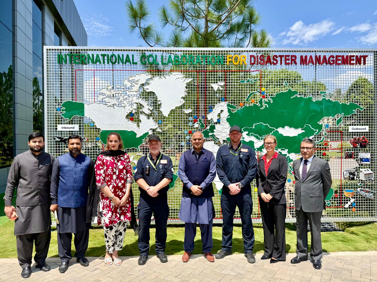 ndmapk's tweet photo. Visit by UK International Search and Rescue (UK ISAR) Team at NDMA HQ https://t.co/Nfl8ekpOoZ