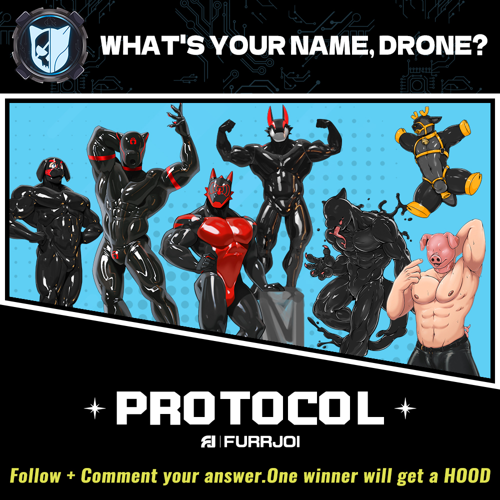 furrjoi01's tweet photo. 𝐏𝐫𝐨𝐭𝐨𝐜𝐨𝐥 𝐆𝐢𝐯𝐞𝐚𝐰𝐚𝐲: 𝐖𝐡𝐚𝐭'𝐬 𝐲𝐨𝐮𝐫 𝐧𝐚𝐦𝐞? 

In Dronification culture, being assigned a name or ID is often the first ritual of dehumanisation like “Panda Drone” or “Drone 001.” 🤖

Q1: What about you? As a Drone, have you given yourself a name or a serial number? 

Q2: And what does it mean to you? 🤔

𝐆𝐈𝐕𝐄𝐀𝐖𝐀𝐘: Share your answer in the comments, and one lucky winner will receive a Protocol HOOD.

#furrjoi #silicone