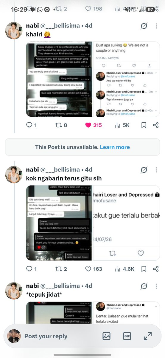 illulmi's tweet photo. kk nabi ini setelahnya apa yah di aku unavailable 😓 https://t.co/4vMcnQL03W