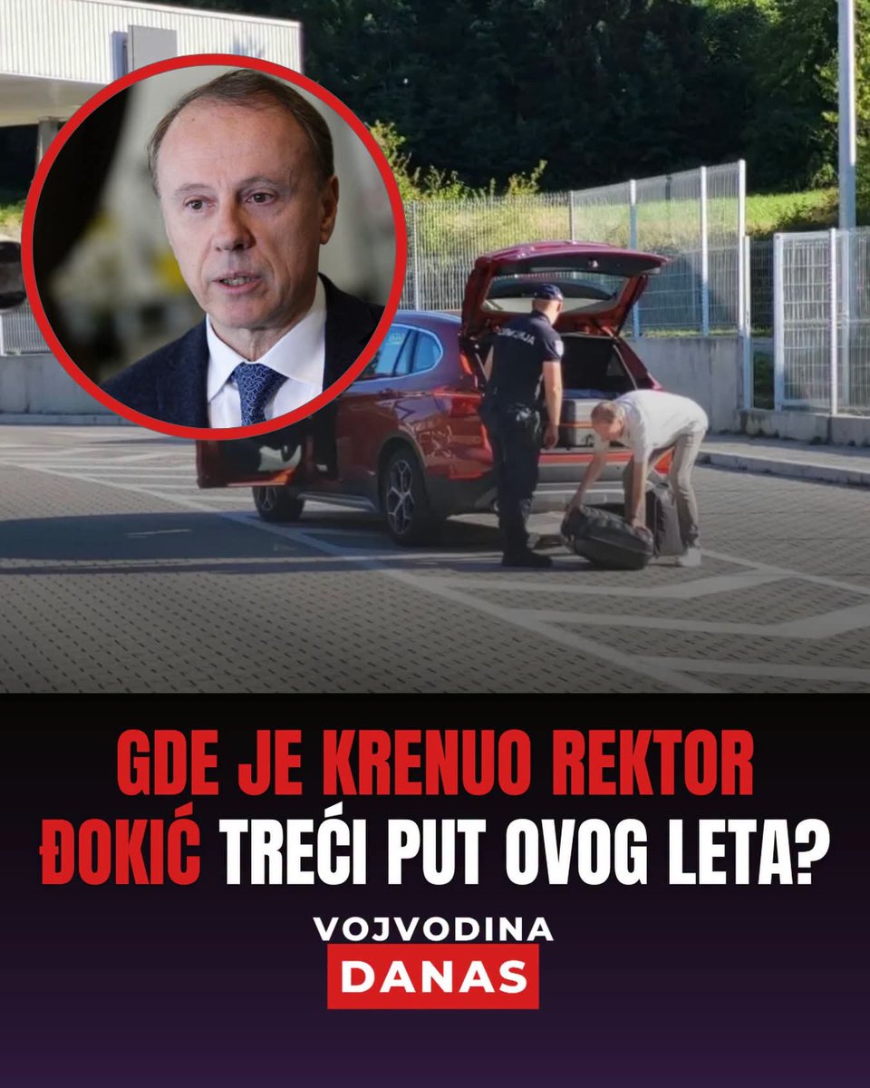 MarijaKramer's tweet photo. Pitam se sa čijim parama putuje rektor Đokić 🤔 https://t.co/GqUNSHfBiw