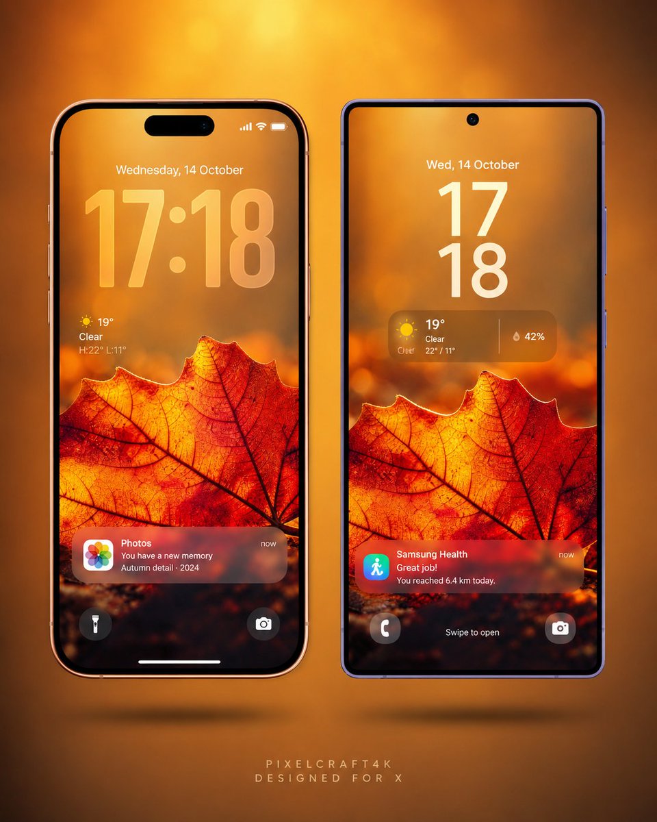 PixelCraft4K's tweet photo. Autumn, glowing from within.

Wallpaper for Samsung &amp; iPhone ↓

♡ Like  ↻ Repost  🔖 Save  ＋ Follow https://t.co/Dudop0qyWR