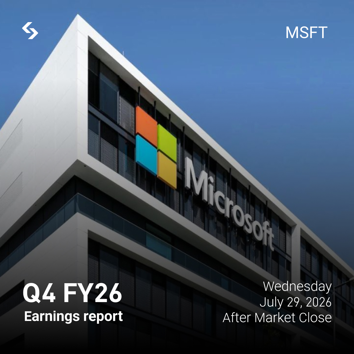 BitgetMENA's tweet photo. ⏳ لم يتبقَّ سوى 12 ساعة على إعلان Microsoft $MSFT نتائجها المالية.

يركّز المستثمرون على نمو Azure وتوجيهات الإنفاق الرأسمالي (CapEx) لمعرفة ما إذا كانت استثمارات الشركة الضخمة في الذكاء الاصطناعي بدأت تؤتي ثمارها.

فهل ستكون أرقام Azure وتوجيهات CapEx كافية لتبرير استثمارات Microsoft في الذكاء الاصطناعي؟