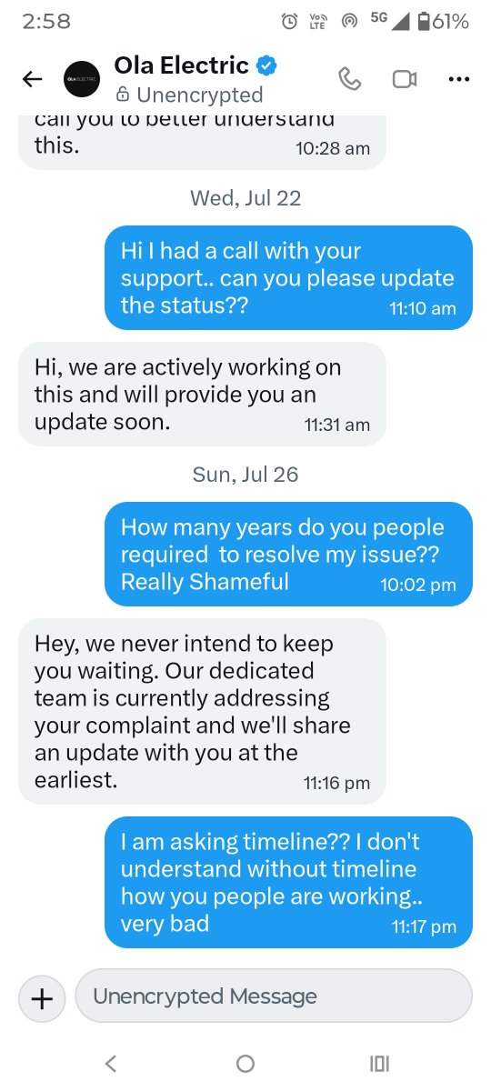 IsfinestT's tweet photo. This is the worst thing in my life , i never seen such kind of irresponsible company like Ola. Even they are not even position to provide timeline for resolving the issue. Shameful #BanOla https://t.co/hDzUQPXR81