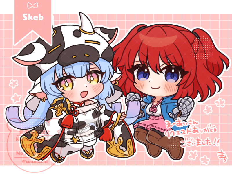 suamachi's tweet photo. リクエストありがとうございました🐄🥛　#skeb https://t.co/ck0SK234FB