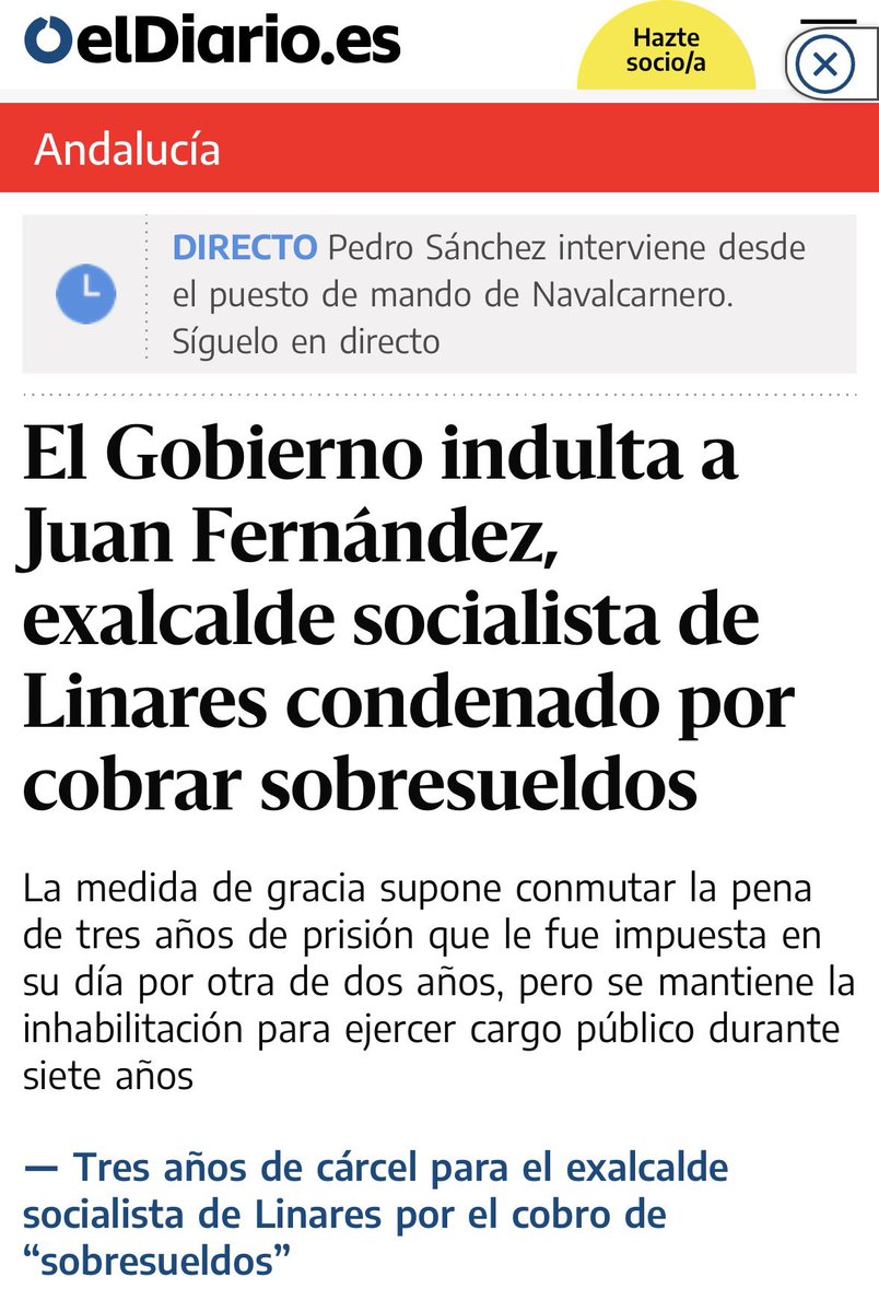 javiernoriegago's tweet photo. ▶️¿Qué sentido tiene que un político indulte a otro?

▶️Ninguno.
Absolutamente ninguno.
Y yo, siento vergüenza de eso.

El mayor #corrupto y #mentiroso en la #historia democrática de #España vuelve a #comprar los #votos de #Junts para continuar un rato más en #Moncloa.
👇👇👇 https://t.co/menQ6rHbri