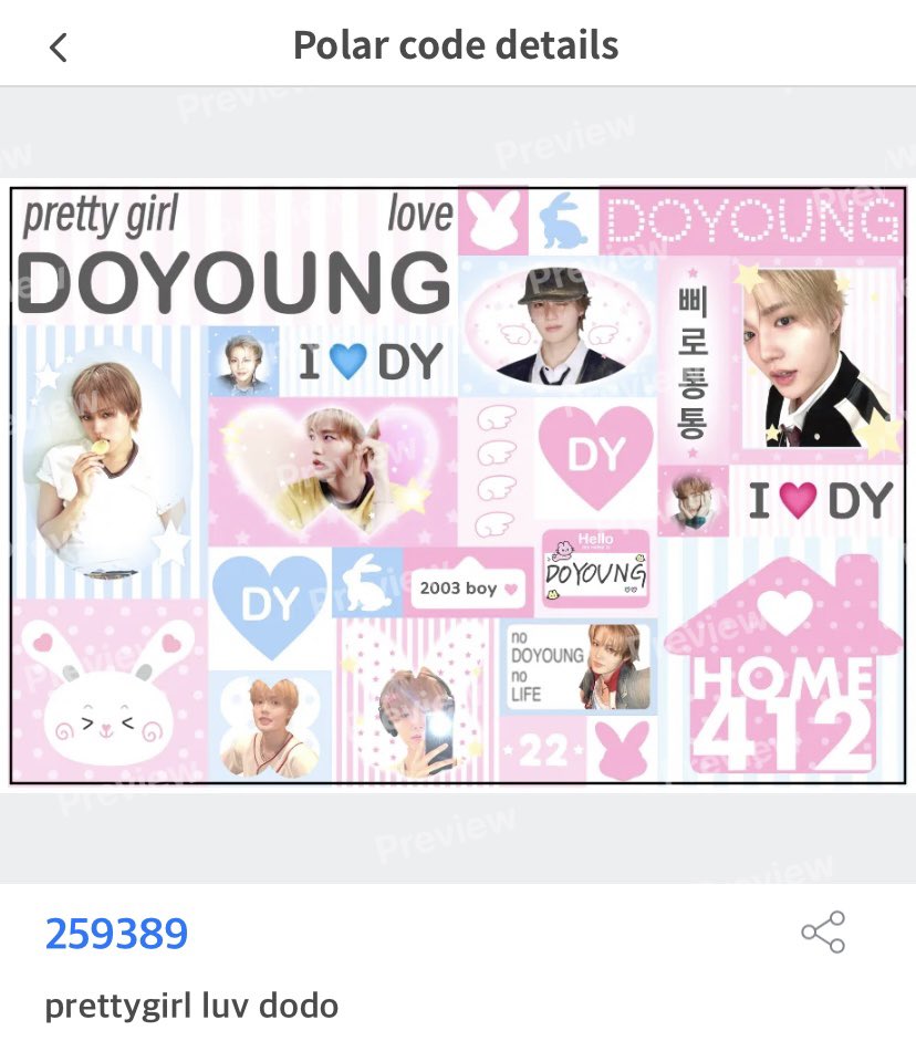 imnotkkingking's tweet photo. pls kindly rt  ₊˚⊹
.
𑣲⋆𝙥𝙧𝙚𝙩𝙩𝙮 𝙜𝙞𝙧𝙡 𝙡𝙪𝙫 𝙙𝙤𝙙𝙤 ☝🏻🤓
Igloo polar code : 259389

𑣲⋆ 𝙙𝙤𝙮𝙤𝙪𝙣𝙜 𝙞𝙙 𝙥𝙝𝙤𝙩𝙤 📂🧍🏻
Igloo polar code : 295257
.
❥︎ ((‼️personal use only ‼️))

#ตลาดนัดtreasure
#트레저 #treasure #doyoung https://t.co/yEcfoX5YUS