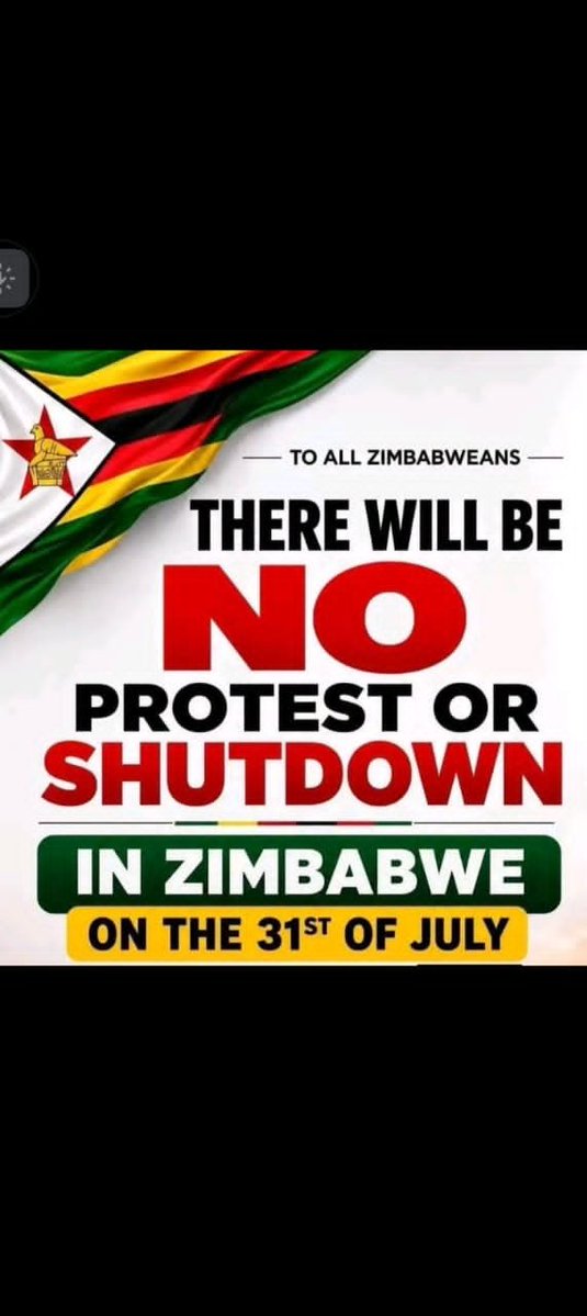 VENDORSFORED's tweet photo. @TendayiZinyama There will be no Protest or Shutdown https://t.co/GSNEioMIs3