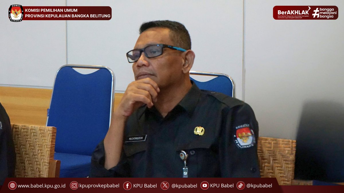 KPUBabel's tweet photo. #SeperadikPemilih KPU Babel bersama KPU Kabu/Kota se-Bangka Belitung mengikuti Rapat Sosialisasi Pemutakhiran Data Aparatur Sipil Negara (ASN) pada Aplikasi Sistem Informasi Manajemen Talenta (SIMATA) di Lingkungan Sekretariat Jenderal KPU Tahun 2026.

#KPUBabel #KPUMelayani https://t.co/llCNjC2bqu