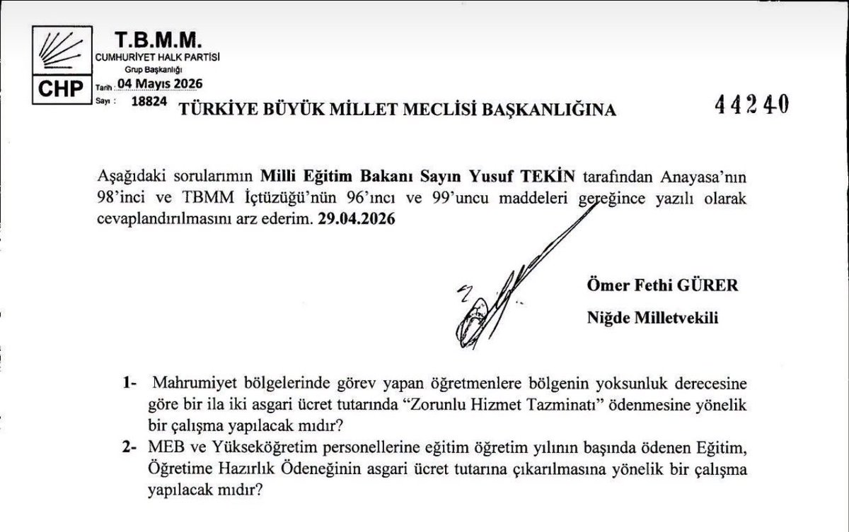 ogretmenlersyfs's tweet photo. ✅ Öğretmenlere, yaklaşık 56 bin TL zorunlu hizmet tazminatı  ödemesi TBMM gündeminde!
***
📌 Zorunlu hizmet bölgelerinde görev yapan öğretmenlere 1-2 asgari ücret tutarında Zorunlu Hizmet Tazminatı verilmesi,

📌 Eğitim-Öğretime Hazırlık Ödeneğinin asgari ücret seviyesine çıkarılması önerildi.