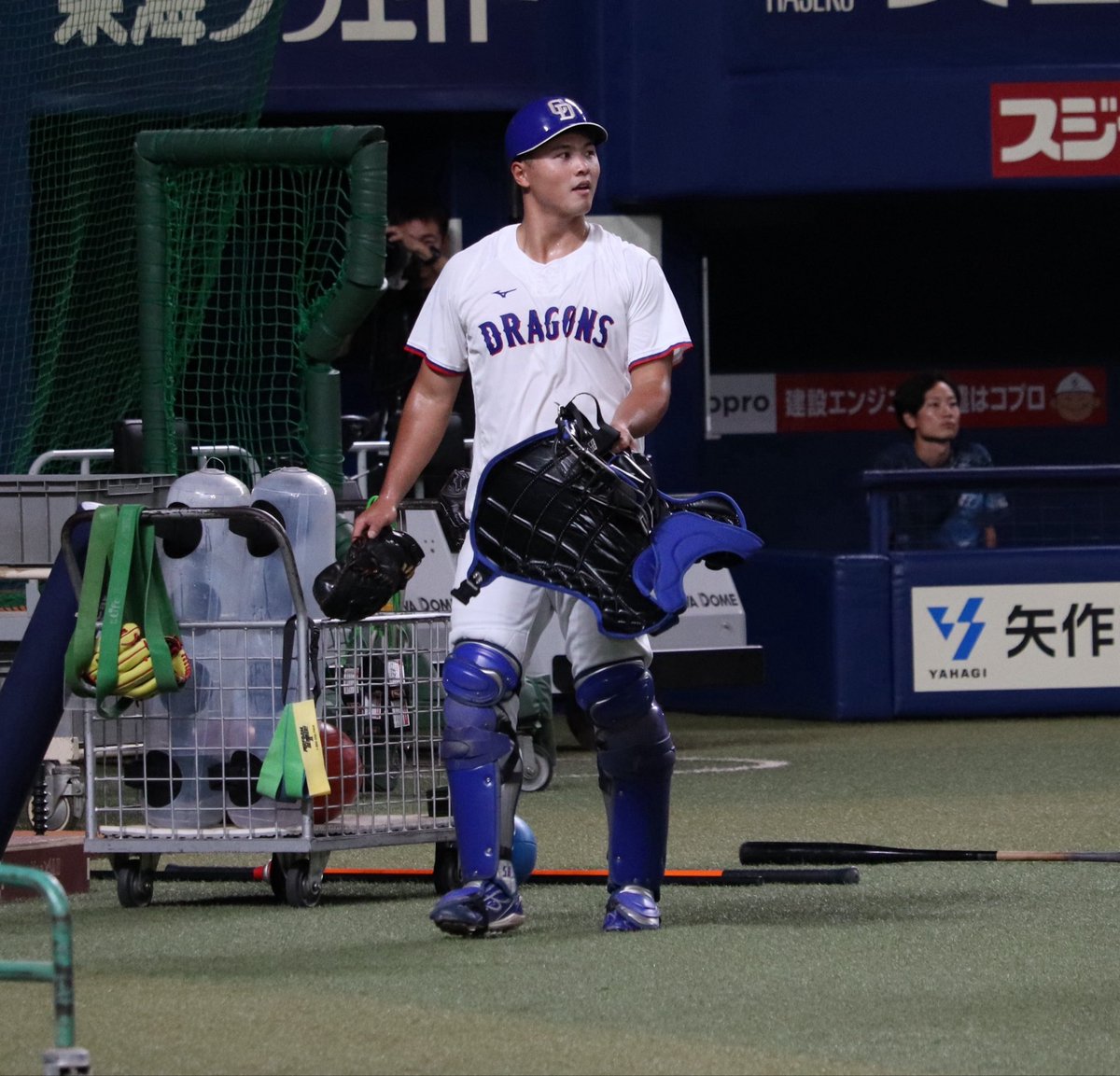 nikkan_dragons's tweet photo. 本日行われたバンテリンドーム全体練習の様子をお届けします✨
#サノー #阿部寿樹 #高橋周平 #石橋康太 https://t.co/cRNXLEmS6b