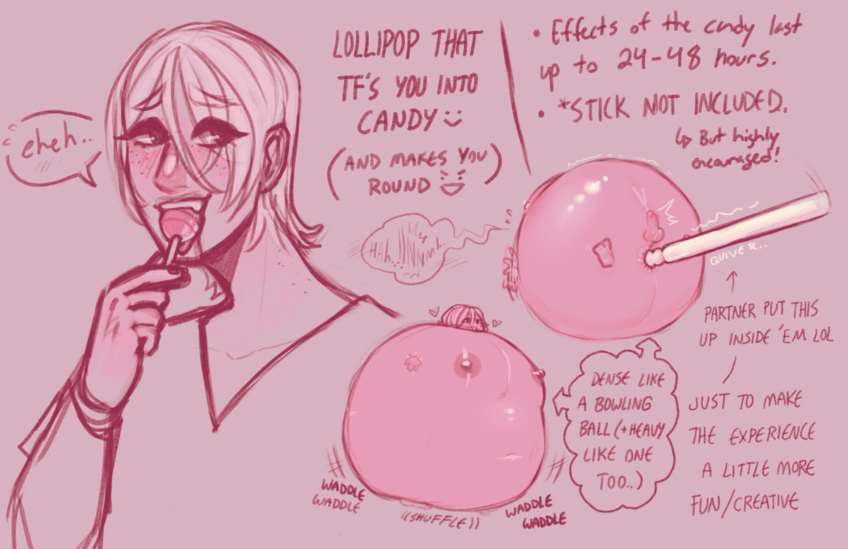 Puffpoffart's tweet photo. candy tf inflation thingie 🍬🍭 wonder what the next flavor should be.. https://t.co/6JHtAht5tY