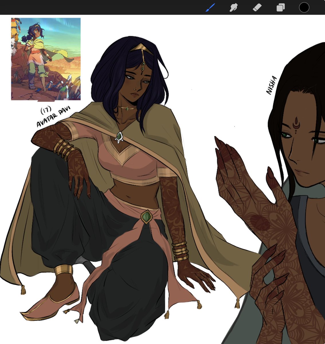wrld000000's tweet photo. finished design for teen avatar pavi! she’s awesome

#atla #avatar #avatarpavi https://t.co/bhUFz8nWf8