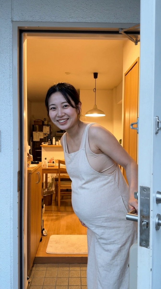 namippe_dayo's tweet photo. 【最新動画アップ！】
妊婦さん、ただいま！おかえりなさいの温かさ。

今日は���妊婦マニアな僕が待ちに待った動画を見たよ！タイトルは『おかえりなさい妊婦』。妊婦さん���帰ってくる瞬間のあの温かい雰囲気、たまらない！臨月の妊婦さんが登場する...

#妊娠 #誰の子 #臨月 https://t.co/Aj3xiaeUnK