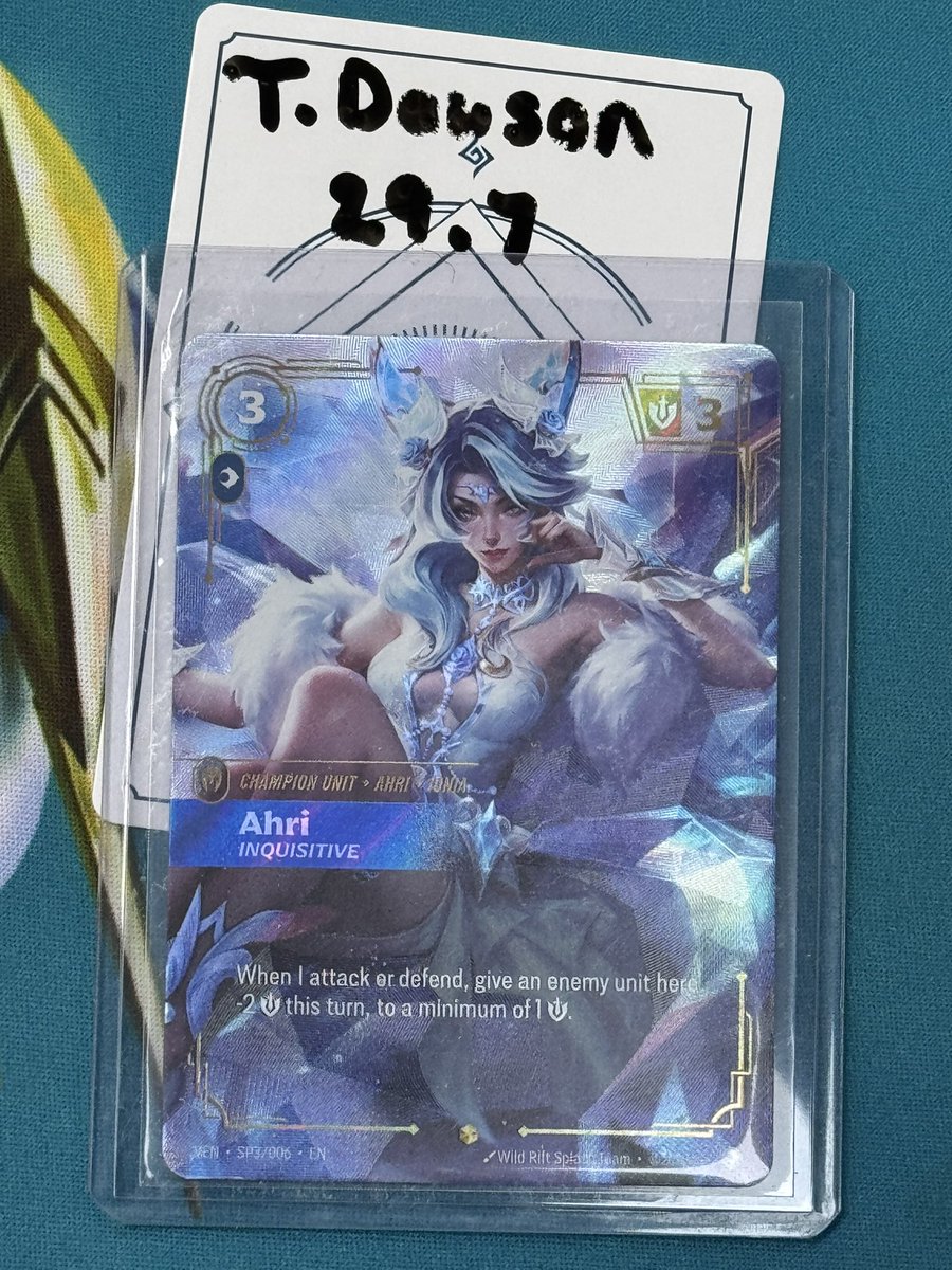 ahsoona_'s tweet photo. just missing ezreal and ive gotten all 6 wild rift cards 🥹 these pre rifts have blessed me https://t.co/sxUgN43Xgz